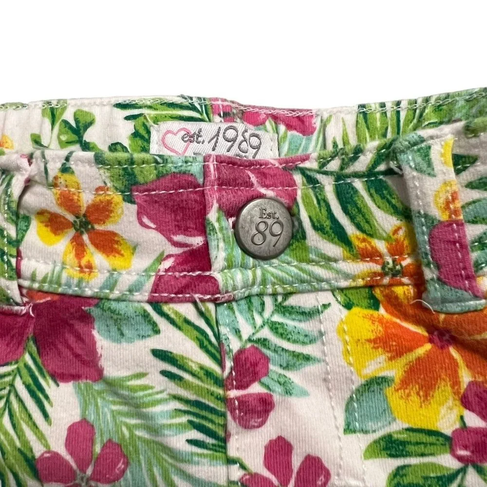 Children's Place 18-24m Tropical Floral Shorts